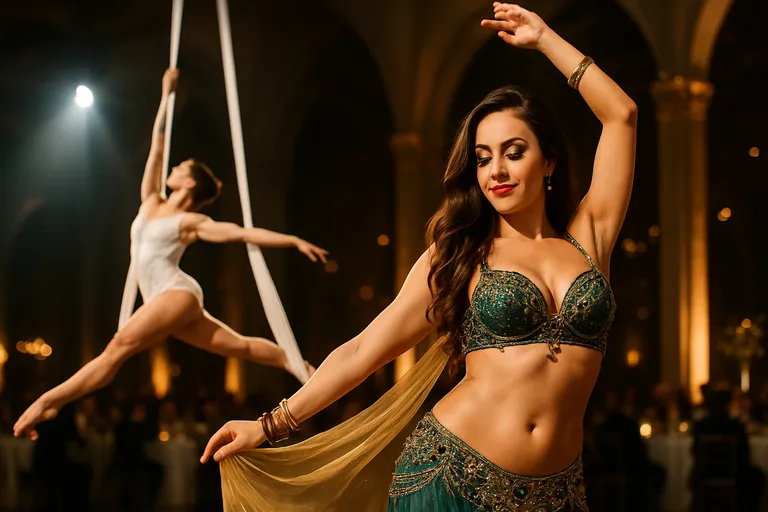 Luchtacrobatiek en buikdanseressen: unieke acts voor onvergetelijke evenementen Luchtacrobatiek en buikdanseressen: unieke acts voor onvergetelijke evenementen